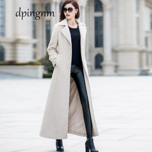 Fur coat mink fur coat womens long thickened Korean thin golden mink coat fur coat