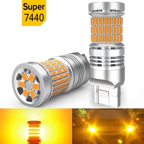 LED Turn Signal Light W21W Automotive Good Bulb On Car Accessories For Hyundai ix35 i30 i40 i20 solaris accent tucson Diode Lamp