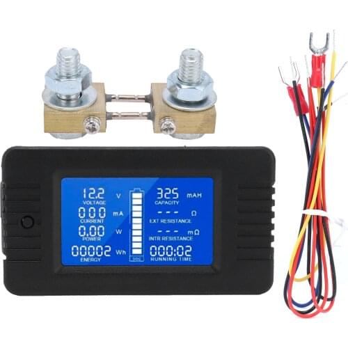 Universal Multifunctional Battery Tester Checker DC Voltage Current Power Battery Capacity Meter Battery Test Tool