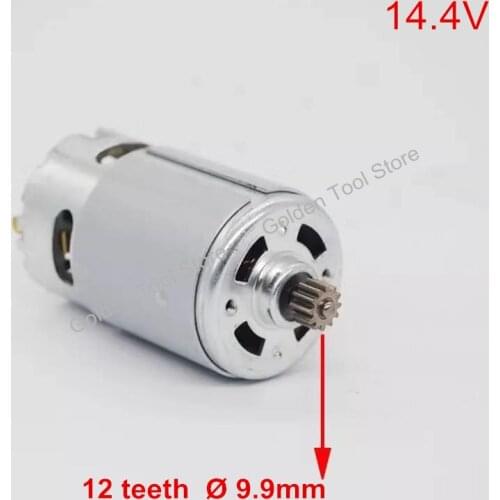 12 Teeth Motor 2 609 199 378 2609199378 14.4V For BOSCH GSR 1440-li GSR1440-LI TSR1440-LI Cordless Drill Driver