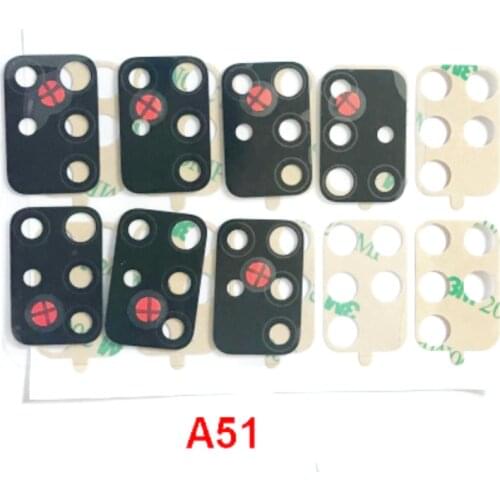 500PCS For Samsung Galaxy A01 A02 A11 A10S A21 A21S A31 A30S A41 A51 A71 A50S A70S Rear Back Main Camera Glass Lens Sticker
