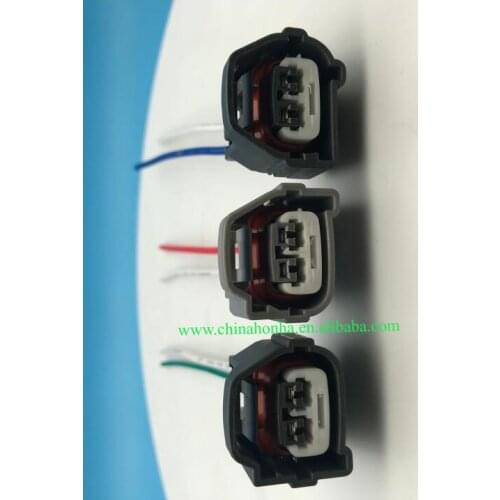 1pcs 2-hole car wiring harness forHyundai Kia Maxima 1.31.6 High-voltage package ignition coil connector with wire pigtail