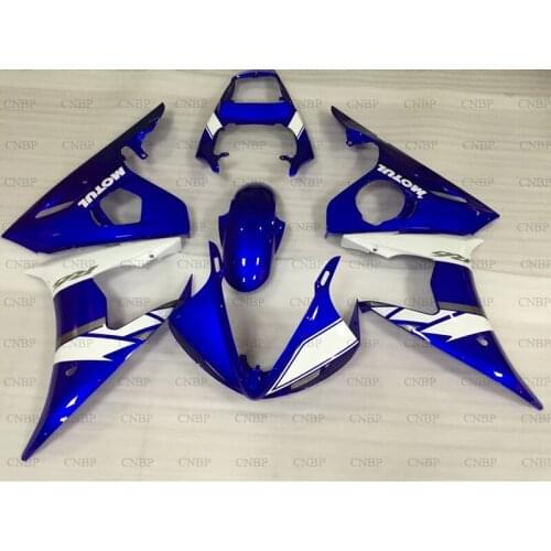 For YAMAHA YZFR6 2003 - 2005 Body Kits YZF600 R6 04 05 Full Body Kits for YAMAHA YZFR6 2004 Blue White Fairing Kits
