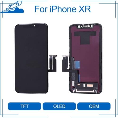 Elekworld Perfectly Quality TFT Full Front Assembly for iPhone XR LCD Display Touch Screen Digitizer Assembly Replacement Part