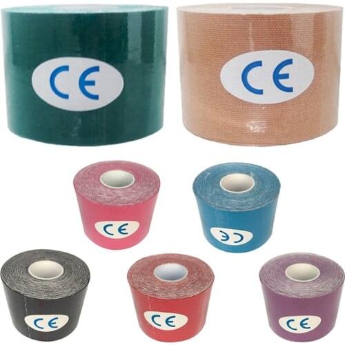 Pure Cotton Sports Tape Muscle Paste Sports Recovery Elastic Band Knee Pads Muscle Pain Relief Knee Pads Fitness Bandage