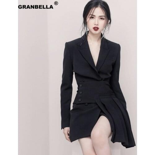 GRANBELLA Women's Suits With A Skirt