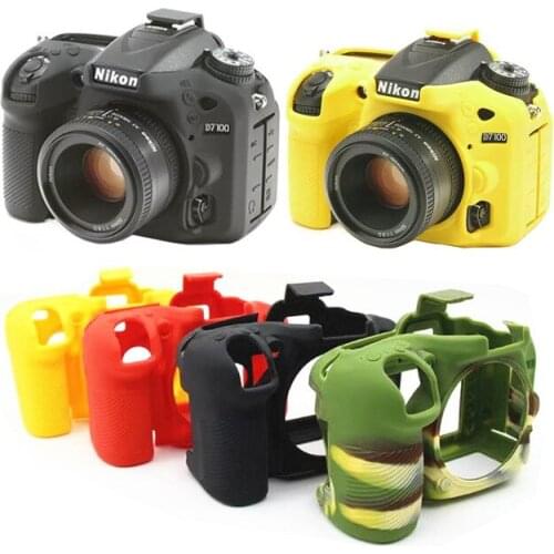 Nice Soft Silicone Rubber Camera Protective Body Cover Case Skin For Nikon D750 Camera Bag