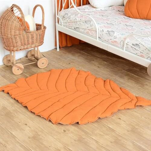 Creative Baby Play Mat Cotton Leaf Leaves Blanket Soft Rugs Child Crawling Blanket Cartoon Baby Play Mats Kid Room Decoration