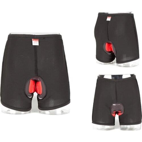 Men Cycling Shorts Mountain Bike Riding Shorts 3D Silicone Compression Tights Breathable Quick Drying Cycling Shorts Underwear