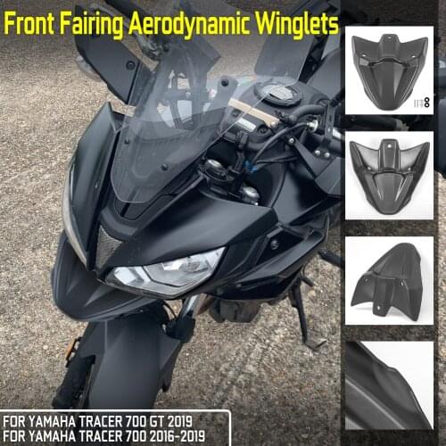 Front Fender Mudguard Beak Nose Cone Extension Cover Extender Cowl For Yamaha MT FZ 07 MT-07 Tracer 700 GT 2016 2017 2018 2019