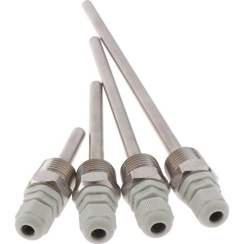 50-200mm Stainless Steel Thermowell 1/2" NPT Threads For Temperature Sensors