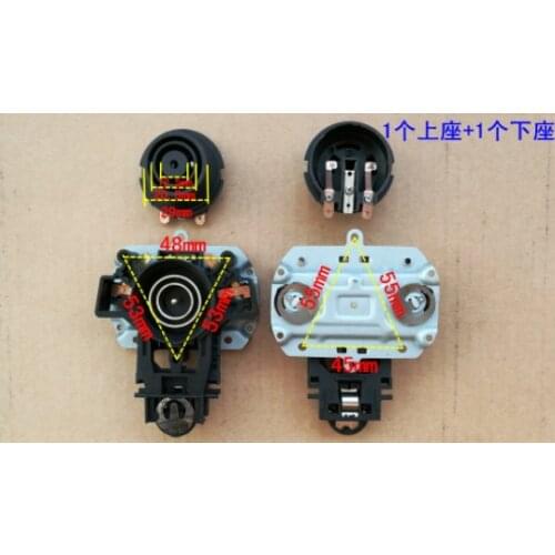 Kettle Thermostat, Temperature Control Switch w Terminals Tip Top Base Socket 688a 55mm 1set