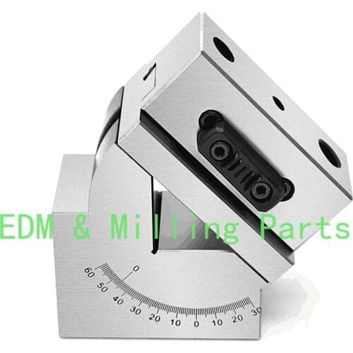 Angle Sine Dresser Fixture 0-60 Degrees For Grinding Wheel CNC Machine Tool Metalwork 50mm