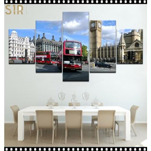 World Famous Architecture Beauty HD Five Wall Painting Decorative Painting Anime Posters Wall Decor Anime Decor Room Decor