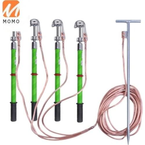 High Voltage Grounding Rod Earthing And Short Circuiting Telescopic Portable Ground Wire