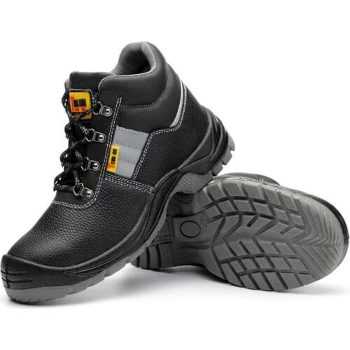 Safety Shoes Cap Steel Toe Safety Shoe Boots For Man Work Shoes Men Waterproof Size 12 Footwear Winter Wear-resistant GXZ002