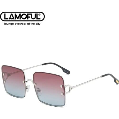 LAMOFUR Brand Ladies Sunglasses 2021 Red Star With Polarized Anti-ultraviolet Ultra-light And Slim Sunglasses Women 72008