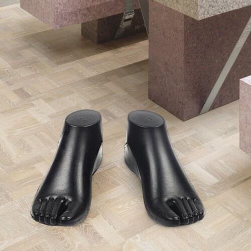1 Pair Plastic Feet Mannequin Foot Thong Sandal Shoes Model Display Tool