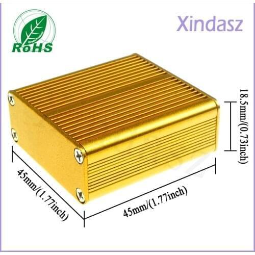 1pcs/lot Aluminium Extrusion Case 45*45*18.5mm aluminum ballast enclosure aluminum box Free Shipping