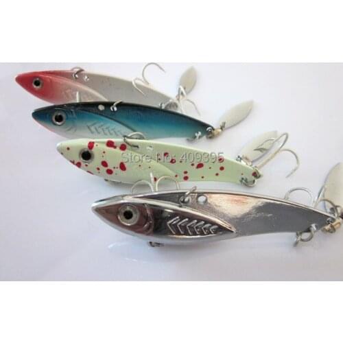 10pcs 14g/21g Long casting Metal VIB Metal fishing lure Strong BKK fishing hook Free shipping