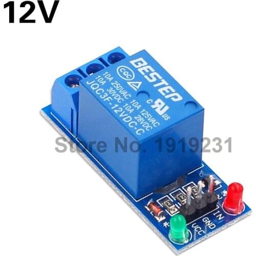12V 1 Channel Relay Module High Level Trigger Relay Module Expansion Board