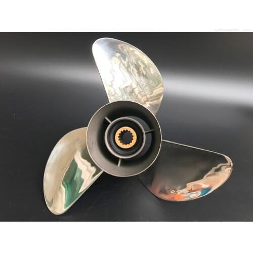 13x19 - K For Yamaha 85-115HP propeller outboard boat motors STAINLESS STEEL Propeller 15 tooth outboard propeller
