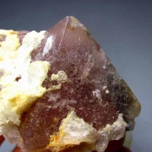 146g Pink Octahedral Fluorite w/ Quartz - crystals and stones healing Mineral specimen Home Decor feng shui decoration