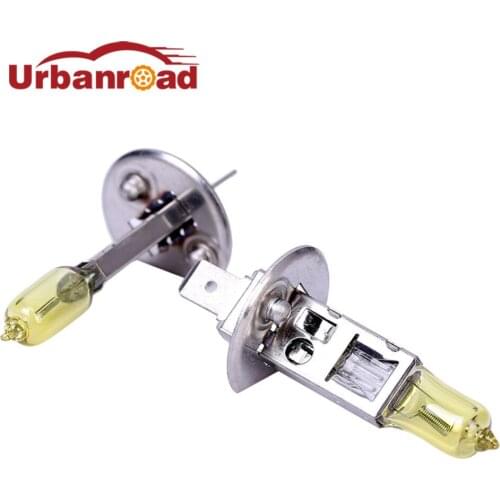 2PCS H1 Light Bulbs 3000K Halogen Xenon H1 12V 55W Golden Yellow Fog Factory Price Car Styling Parking