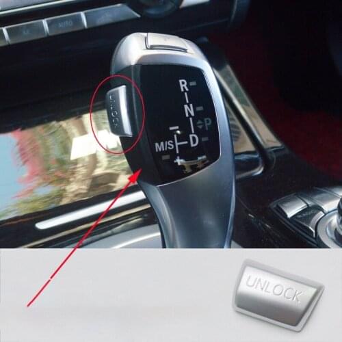 Car Gear Parking Unlock Button Cover Sticker for Bmw 5 6 7 X3 X4 X5 X6 Series