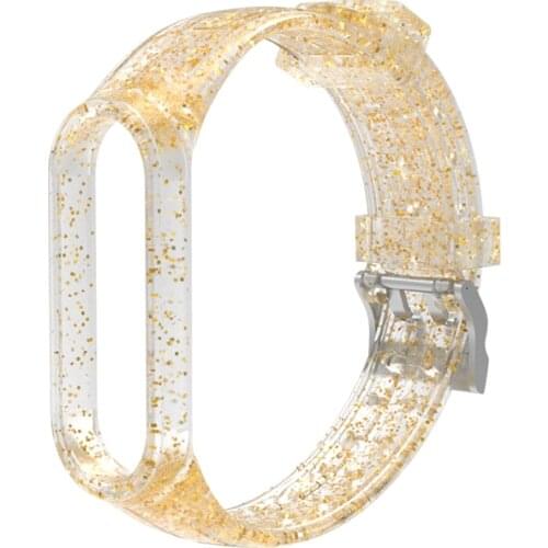 Glitter Wrist Strap for Mi Band 5 4 Bracelet Strap Miband 5 4 Strap Replacement Silicone Wrist Sport Strap for Xiaomi Mi Banda