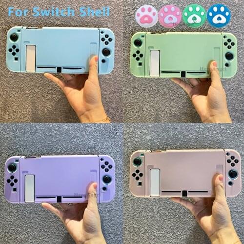 For Nintendo Switch TPU Case Solid Color Protective Shell 7 Colors Soft Back Skin Case for Switch Console JoyCon Cover Dropshipp