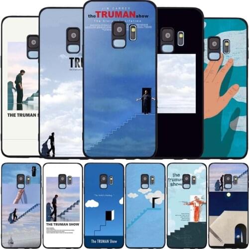 Truman show black Soft phone Case For Samsung S20 S10 S9 S8 S7 edge Plus Lite Note 8 9 10 A6 A7 A8 A9 2018 Cover
