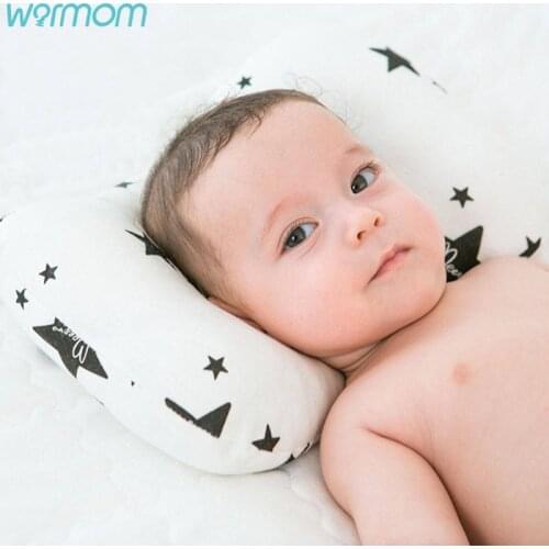 Warmom Autumn And Winter Baby Pillow Childrens Stereotyped Pillow Cotton Baby Pillow Anti-eccentric Head Stereotyped Pillow
