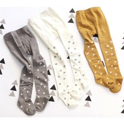 Newborn Baby Tights For Baby Girl Boy Stocking Star Print Baby Girls Pantyhose Infant Baby Meisje Kids Children Stockings Cotton