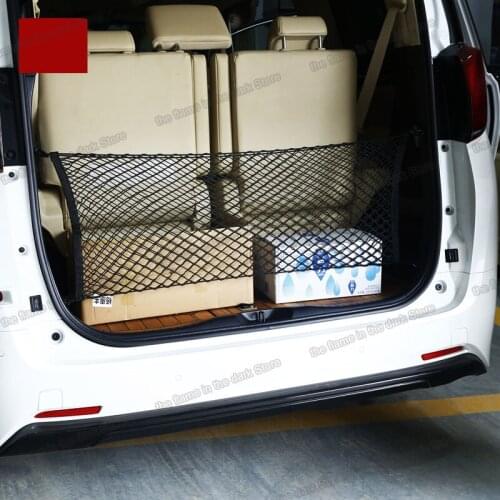 Lsrtw2017 car trunk luggage net rear boot for toyota alphard vellfire 2011 2012 2013 2014 2015 2016 2017 2018 2019 2020 20 30