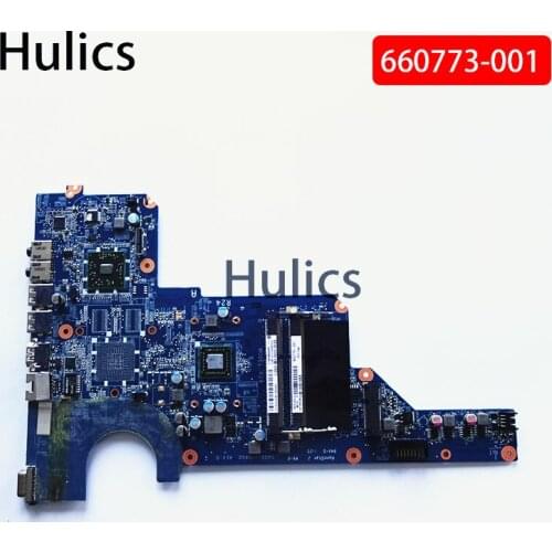 Hulics Original 660773-001 for HP PAVILION G7-1000 R24 G4 G6 G7 G4-1000 G6-1000 Laptop motherboard DA0R24MB6G0