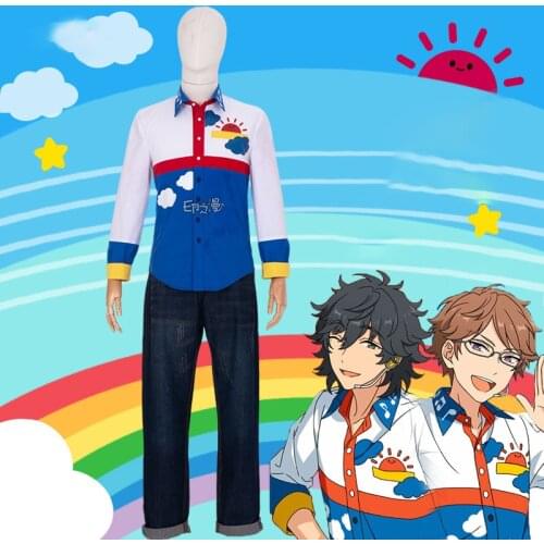 Game Ensemble Stars Sagami Jin Kunugi Akiomi Oukawa Kohaku Sazanami Jun Cosplay Costume Gem Shirt Party Uniforms Custom Made