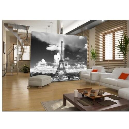 Customized 3d wallpaper 3d tv wall paper murals The tower wall painting in the background wallpaper