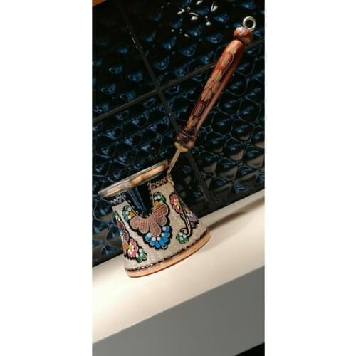 Embroidered Coffee Pot