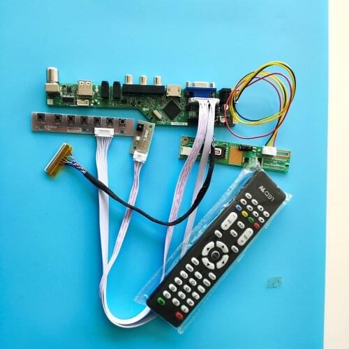 Kit For TD170WGCA1 1280x1024 Audio Remote Monitor HDMI Screen Controller Board Display TV Panel AV LCD LVDS VGA USB LED 17"