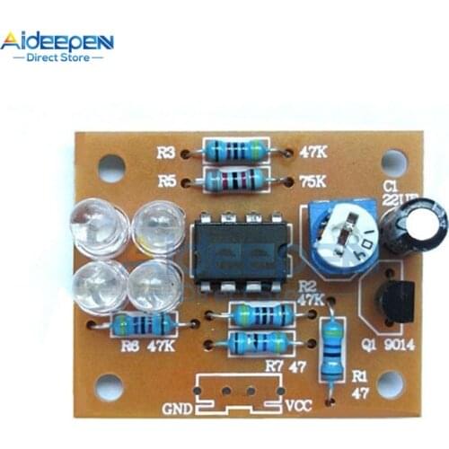 LM358 LED Breathing Light Kit Electronic Production Suite Electronic Kits DIY Parts Breath Light DIY Kit PCB Laboratory