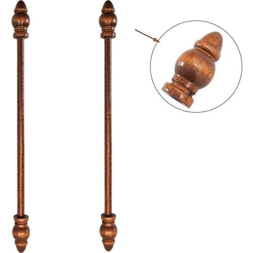 2x 7" Tapestry Hanging Poles Wooden Banner Picture Drawings Wall Hanger Rods