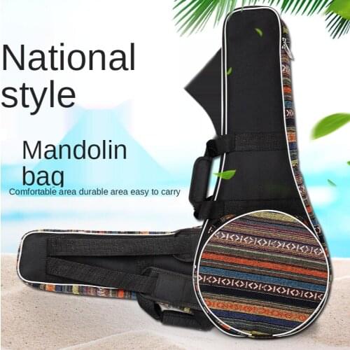 New Mandolin Bag Thickened Cotton Portable Dual-use Mandolin Bag Musical Instrument Accessories