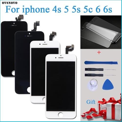 100% high quality for iPhone 5S LCD screen assembly Display mobile phone LCD touch screen iPhone 6 6S LCD screen