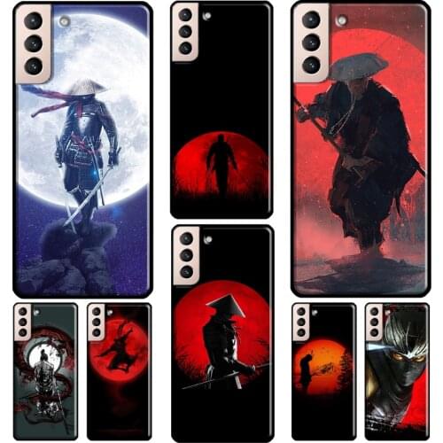 Japan The Samurai Ninja Phone Case For Samsung Galaxy S21 S20 FE S8 S9 S10 Plus S10e Note 10 Note 20 Ultra Cover