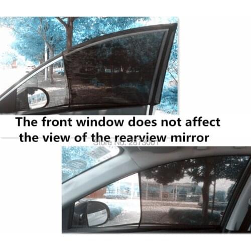 2Pcs/Set Car UV Protection Curtain Sunshade Accessories for hyundai ix35 suzuki swift nissan qashqai accessories skoda octavia 2