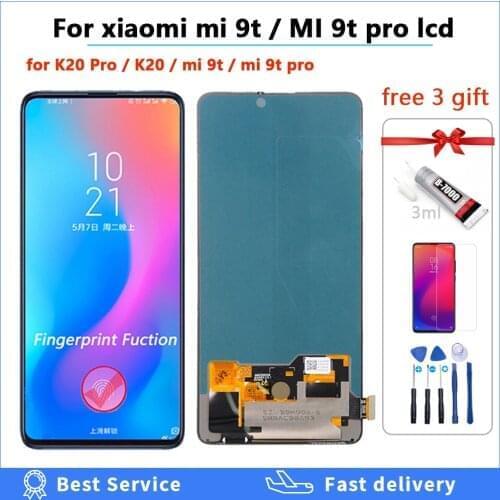 Original lcd For Xiaomi Mi 9T Pro mi9t display for Redmi K20 Pro LCD Display + Touch Screen digitizer Assembly mi 9t lcd 6.39"
