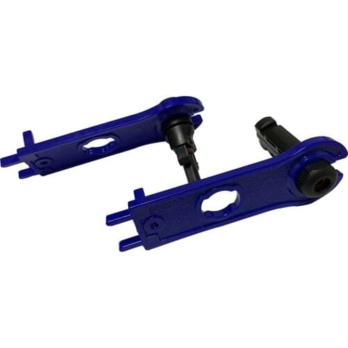 1Pair x Blue Solar Panel Connector ABS Plastic Pocket Connector Disconnect Tool Spanners Wrench
