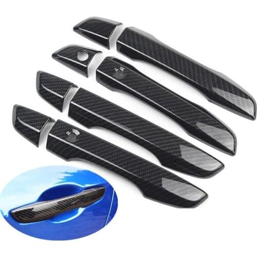 2 Colors For Honda Civic Sedan Hatchback 2016 2017 2018 2019 New ABS Chrome Door Handle Cover Trim Overlay Car Styling Molding
