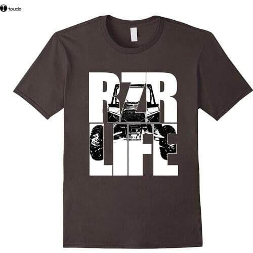 2019 Short Sleeve Cotton Man Clothing RZR Life 2 ATV / UTV Offroad Mud Trail Riding T-Shirt T Shirts